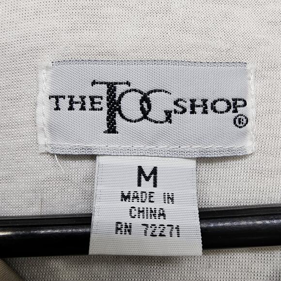 The Tog Shop Jacket Women M Gold Metallic Hooded Rain Coat Full Zip Drawcord Hem - Picture 5 of 10